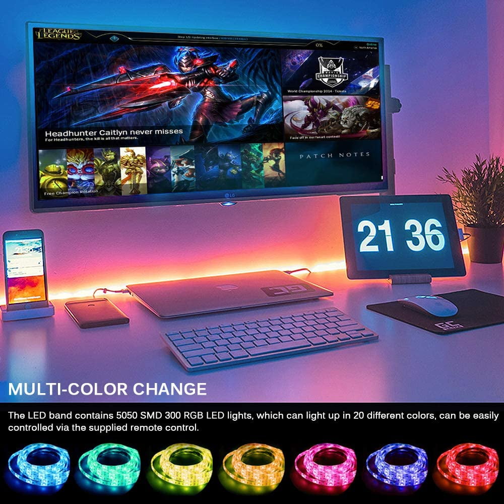 LED Strip Lights 32.8ft 10m FlexibColor Changing Led Lights Strip