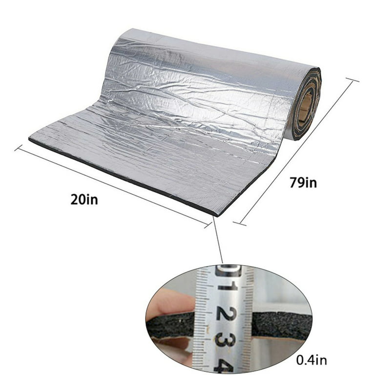 Cheap Sound Insulation Mat Self-adhesive Sound Absorption Silver