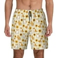 thumbnail image 2 of Goofa Shiba Inu Sunflower Printed Men's Swim Trunks Board Shorts Quick Dry Mens Swimming Trunks with Compression Liner,Breathable Fit Hawaii Beach Shorts-3X-Large, 2 of 9
