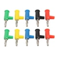 thumbnail image 4 of 10pcs 4mm Banana Plugs Stackable Solderless Banana Connectors For Speaker Audio Video Device, 4 of 8