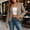 *Beige, variant on Women's Short Length Notch Collar Long Sleeve Blazer ,Business Casual Work Jacket White,Women's Plus XXL