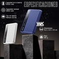thumbnail image 4 of Banco de Energía WEKOME WP-81 10000mah Batería Externa 15w Carga Rápida Gris, 4 of 6