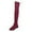Red, variant on Boots for Women,Elegant Over-The-Knee High Heel Boots Comfortable Winter Wear Long Stretchable Fashion Footwear,Knee High Boots Women,Black9