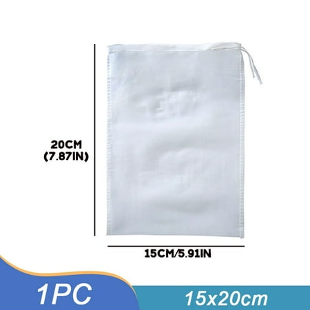 

Soy Milk Wine Filter Bag Nut Milk Bag Tea Coffee Oil Yogurt Filter Net Mesh Reusable Nylon Filter Bags Kitchen Food Strainer
