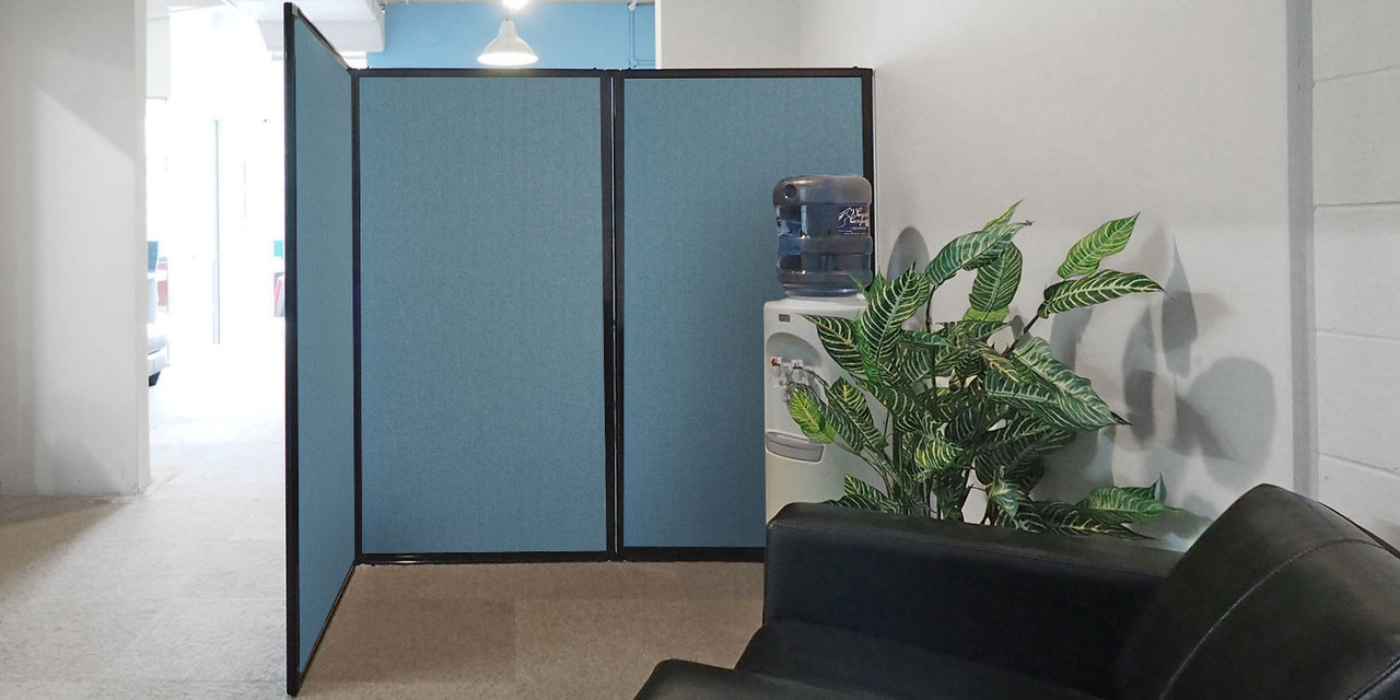 Versare Polycarbonate Privacy Screen Folding Panel | 3 Panels | 7'6" Wide x 5'10" Tall Opal - image 5 of 7