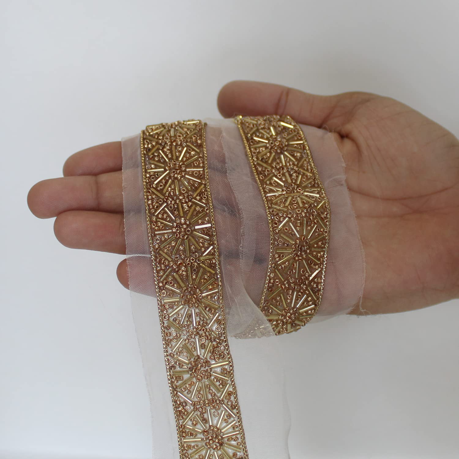 Crochet Gold Lurex Lace Ribbom, Set Lurex Lace Ribbons for Crafts, Gold  Lurex Trim Set for Jewelry and Dresses Decoration 