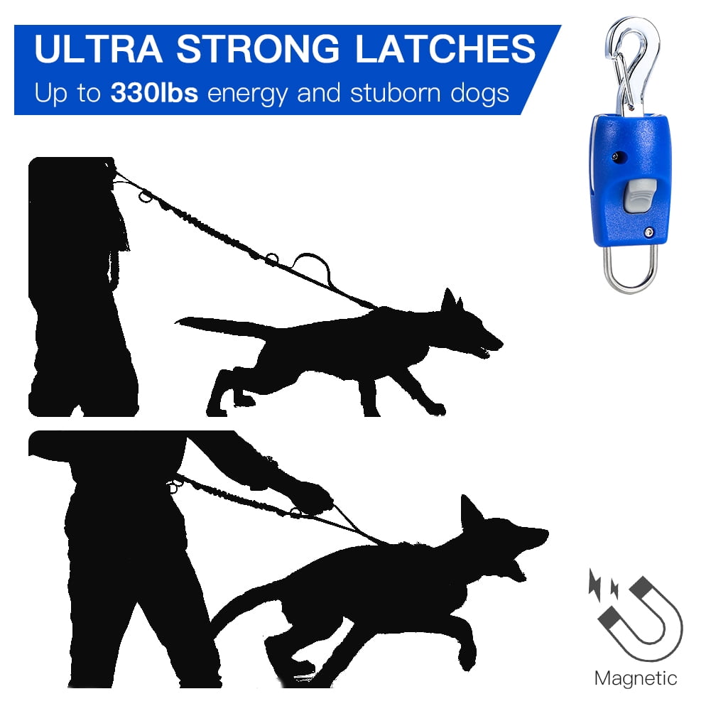 HERCHR Leash Connector, 1Pc Stainless Steel Puppy Dog Cat Collar Lead