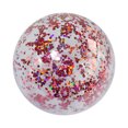 thumbnail image 1 of 24"/16" Large Inflatable Glitter Pool Beach Ball for Summer Beach Pool Party, 1 of 6