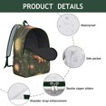 thumbnail image 2 of Astrology Cosmic Spiritual Design Travel Backpack – Lightweight Canvas Bookbag with Large Capacity and Anti-theft Multifunctional Features for Outdoor Activities, Gym, and Travel, 2 of 5