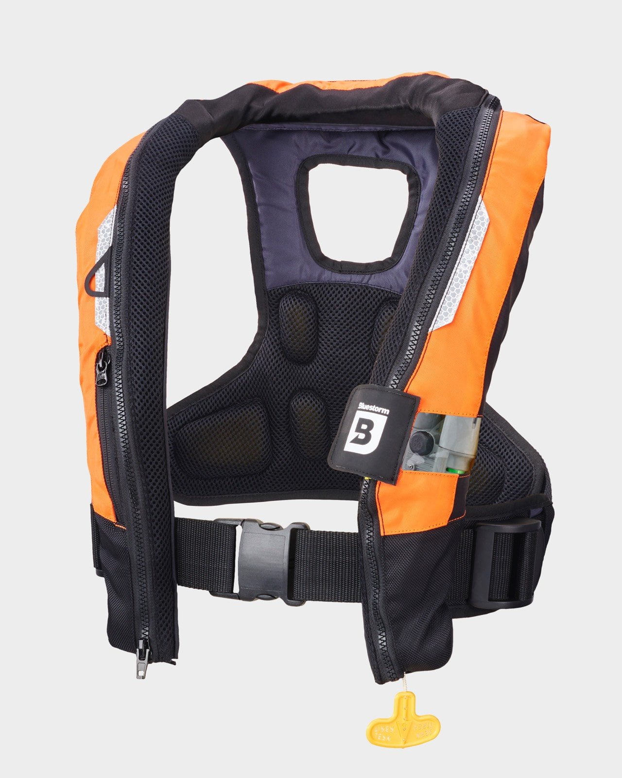 Bluestorm Arcus 40 Automatic/Manual Inflatable PFD Life Jacket for Adults (HD Orange) US Coast Bluestorm Arcus 40 Automatic/Manual Inflatable PFD Life Jacket for Adults (HD Orange) US Coast