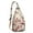 Beige-19, variant on Boho Mushroom Sling Backpack – Aesthetic Crossbody Bag with Whimsical Forest Fungi Print – Lightweight Shoulder Backpack for Travel, Hiking, and Cottagecore Adventures