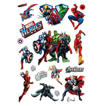 Marvel The Avengers 3D Art Wall Stickers Decals | Walmart Canada