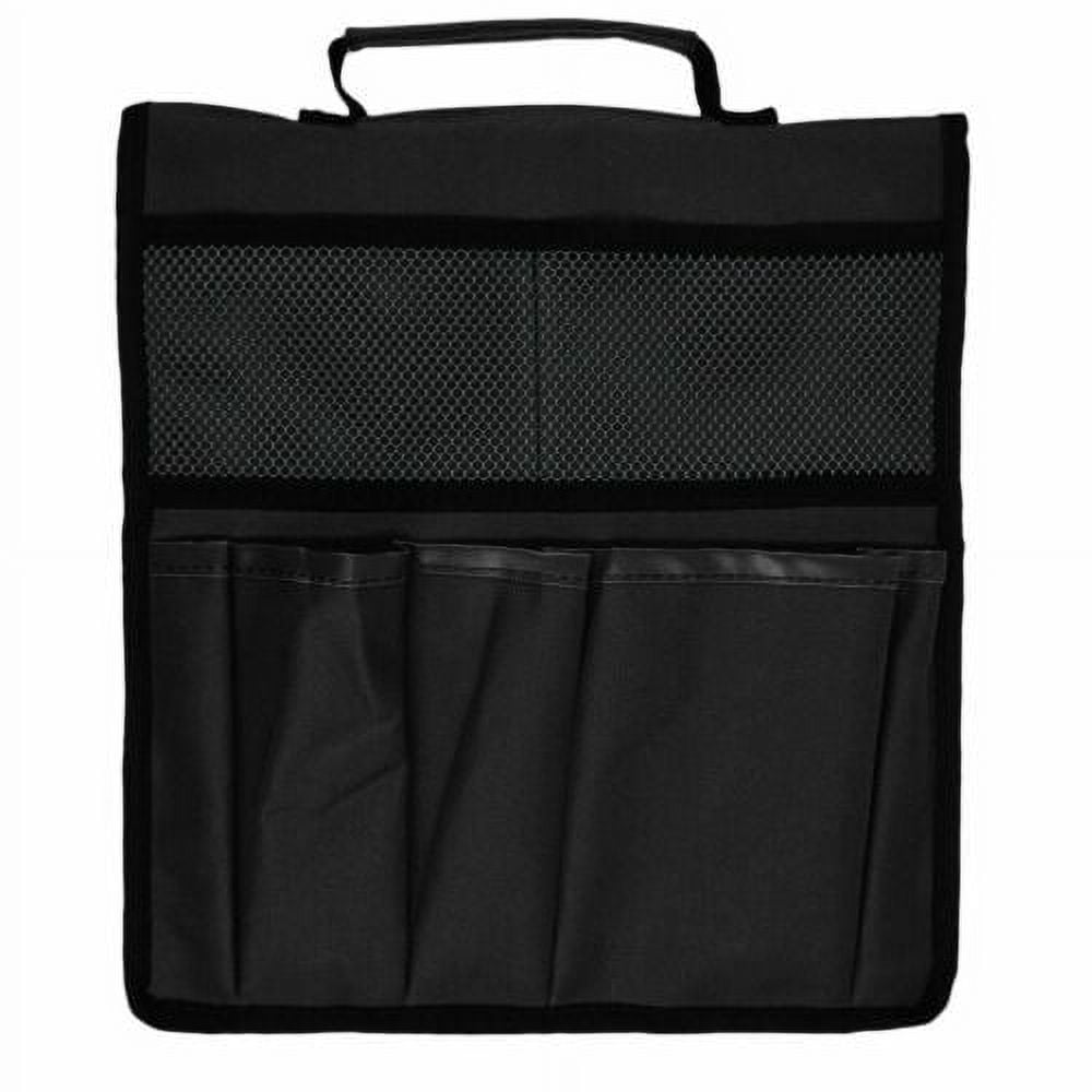 LNKOO Garden Kneeler Tool Bag Stool Pouch Seat Storage Tote Hanging Organizer, 600D Waterproof Portable for Outdoor Gardening, 12” x 13“Cart Storage Pouch Toolkit (Black, NOT Include Kneeler)