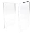 thumbnail image 3 of Plymor Clear Acrylic Vertical Square Display Riser, 13.5" H x 9" W x 9" D (1/4" Thick) (2 Pack), 3 of 3