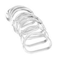 thumbnail image 1 of 10Pcs Transparent Bag Handle Replacement D Shape Handbag Purse Handle for Handmade Beach Bag Handbags Purse Handles, 1 of 8