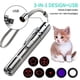 thumbnail image 1 of Divertido juguete láser para mascotas, gato, punto rojo, luz láser, puntero de vista, bolígrafo láser, juguete interactivo, linterna LED Usb Uv,11 Feliz Sencillez, 1 of 3