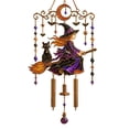 thumbnail image 2 of Dalxymotic Halloween Acrylic Wind Decor, Pumpkin Ghost Witch Design, Spooky Holiday Party Hanging Accent, Fall Decor, Halloween Decorations Indoor Outdoor for Home, Yard, Table, Mantel, 2 of 6