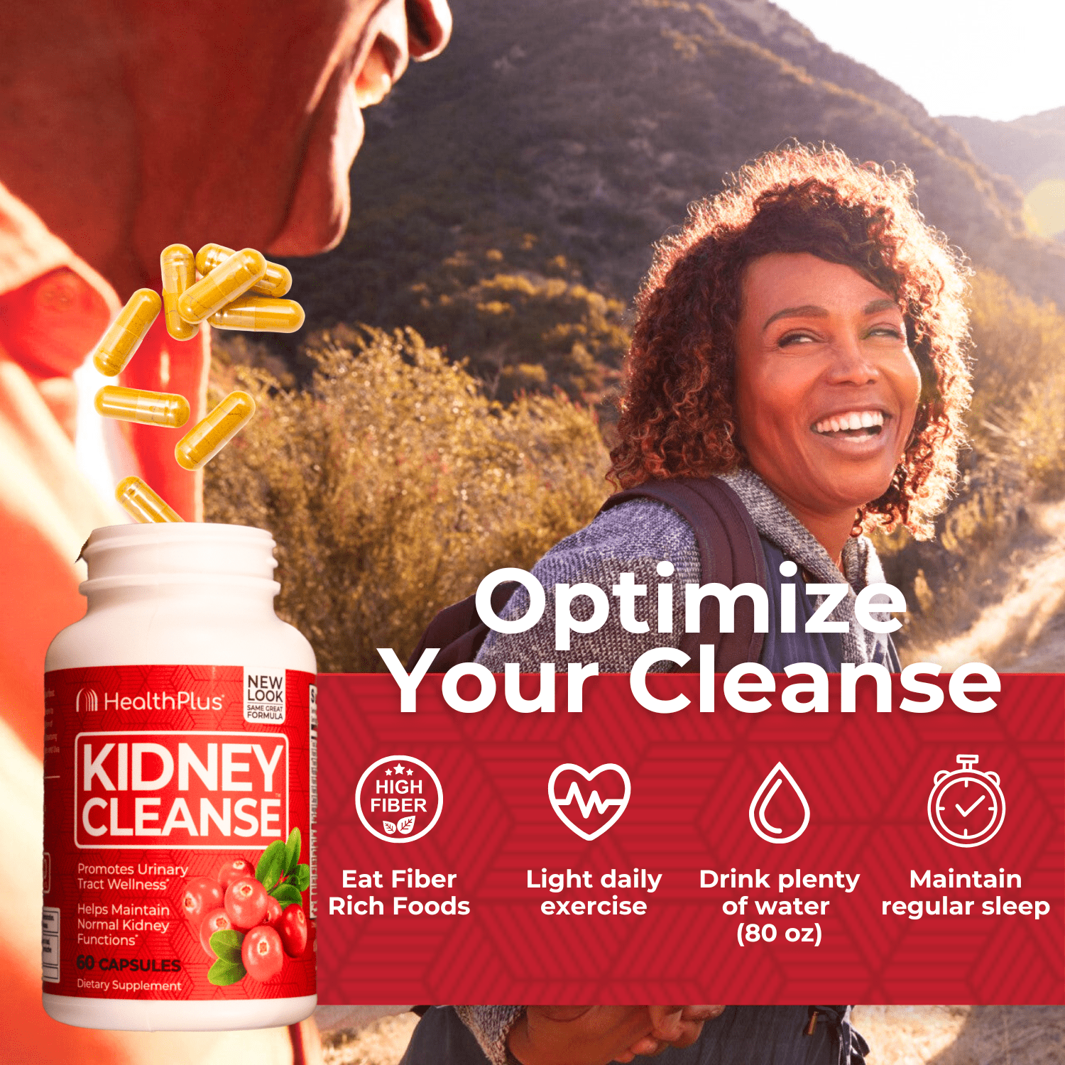 Health Plus Kidney Cleanse 60 Caps