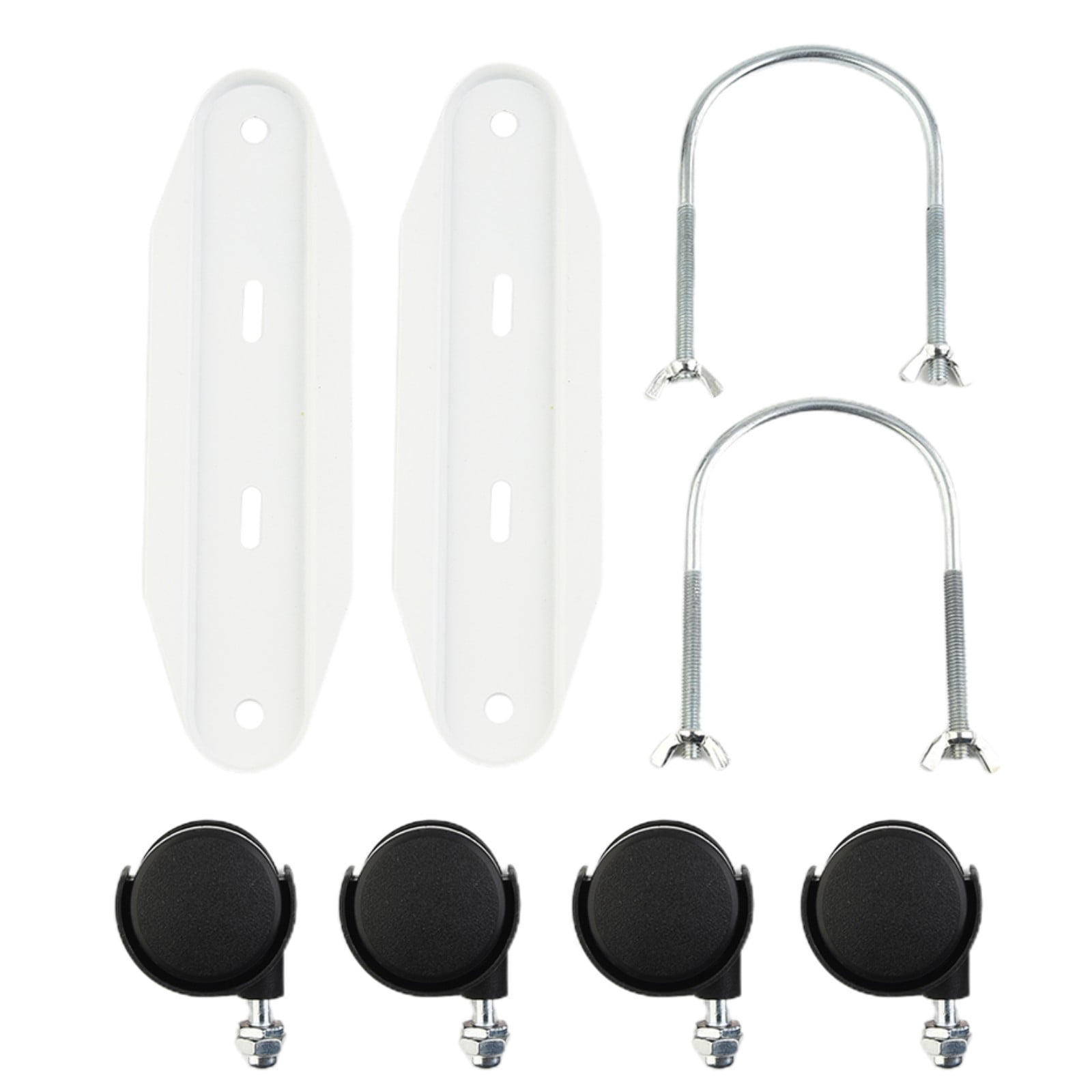 2Pcs Electric Heater Casters Stand Electric Heater Support Radiator Mobile Pulley Bracket Caster Base Wheel Radiator Caster