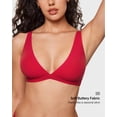 thumbnail image 2 of Bralette INLYRIC Inbarely Soft Rojo Medio Sin Aros y Escote Profundo, 2 of 6