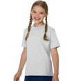 thumbnail image 1 of Hanes Authentic TAGLESS Kid`s Cotton T-Shirt, XS, Ash, 1 of 1
