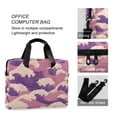 thumbnail image 4 of FORMRS 16" Laptop Bag Carrying Sleeve Case with Handle Travel Shoulder Briefcase, Purple Wave Pattern, 4 of 8