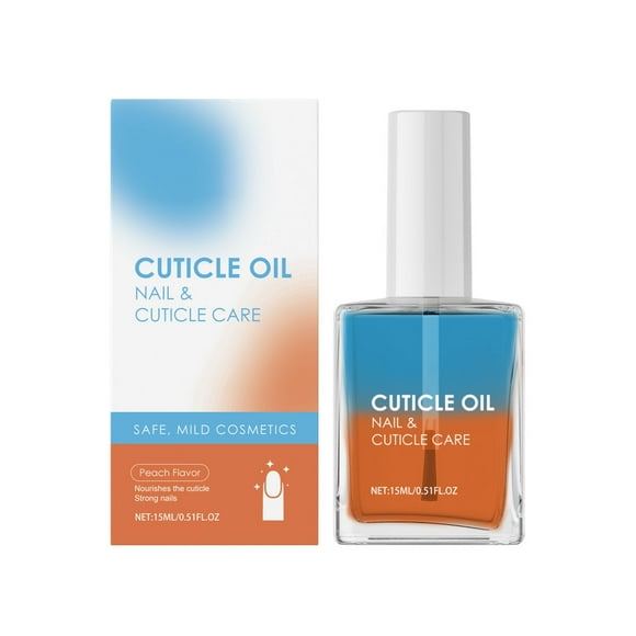 Aceite para cutículas de uñas con jojoba y vitamina E: hidrata y nutre las uñas y cutículas secas, 15 ml