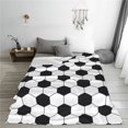 thumbnail image 5 of Fuzoiu Soccer Ball Print Ultra-Soft Micro Fleece Blanket,All Seasons Flannel Throw, Lightweight Blanket for Bed, Sofa, Couch, Movie Night, Camping, and Travel-40"x30", 5 of 7
