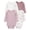 Light Pink/Dark Pink, variant on Baby Bodysuits, 4-Pack, Sizes Preemie-18 Months