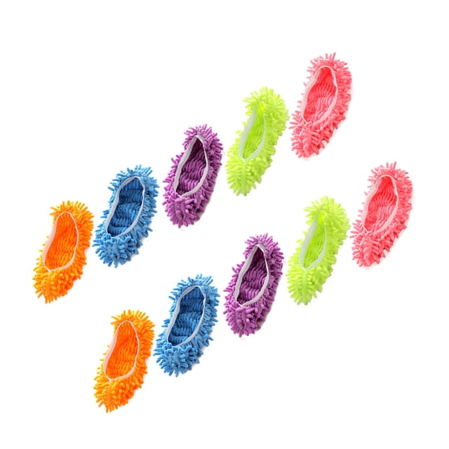 Naiovety 10 piezas de trapeadores de polvo de chenilla, zapatillas de pastoreo, almohadilla de limpieza de suelo multifunción para sala de estar, Suministros de limpieza para el hogar Naiovety HA083305-00