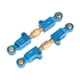thumbnail image 1 of 2 piezas 1:14 RC Barras de dirección Enlaces de dirección Ajustables Piezas de repuesto de metal RC Azul, 1 of 9