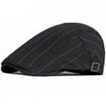 thumbnail image 4 of SikaFu Beret Cap Spring Summer Caps for Men Women Adjustable Striped Ivy Newsboy Flat Cap Male Female Arist Painter Hat Berets, 4 of 6