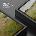 thumbnail image 5 of PixonSign Framed Wall Art Green Spring Pond Landscape Floral/Botanical Nature Wilderness Artwork Field Oil Paintings Modern Scenery Canvas Prints Colorful for Rooms - 16"x24" Black, 5 of 5