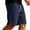 Navy, variant on TKKCS Mens Waffle Knit Casual Shorts- Loose Fit Summer Daily Wear Elastic Wasit Drawstring Split Hem Breathable Lounge Shorts Gray Size 2XL