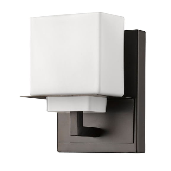 IN41330ORB Acclaim Lighting Rampart - One Light Wall Sconce - 5.25 Inches Wide by 7 Inches High-Oil Rubbed Bronze Finish