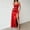 Dresses-275Red, variant on Women Satin Maxi Dress High Split Spaghetti Strap V-Neck Backless Evening Gown Elegant Wedding Guest Prom Cocktail Silk Feel Long Slip Dress