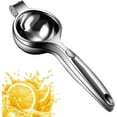thumbnail image 1 of Exprimidor de limón manual de metal exprimidor de jugo manual portátil de mano exprimidor de cítricos prensa de limón exprimidor de mano de ahorro de trabajo, 1 of 3