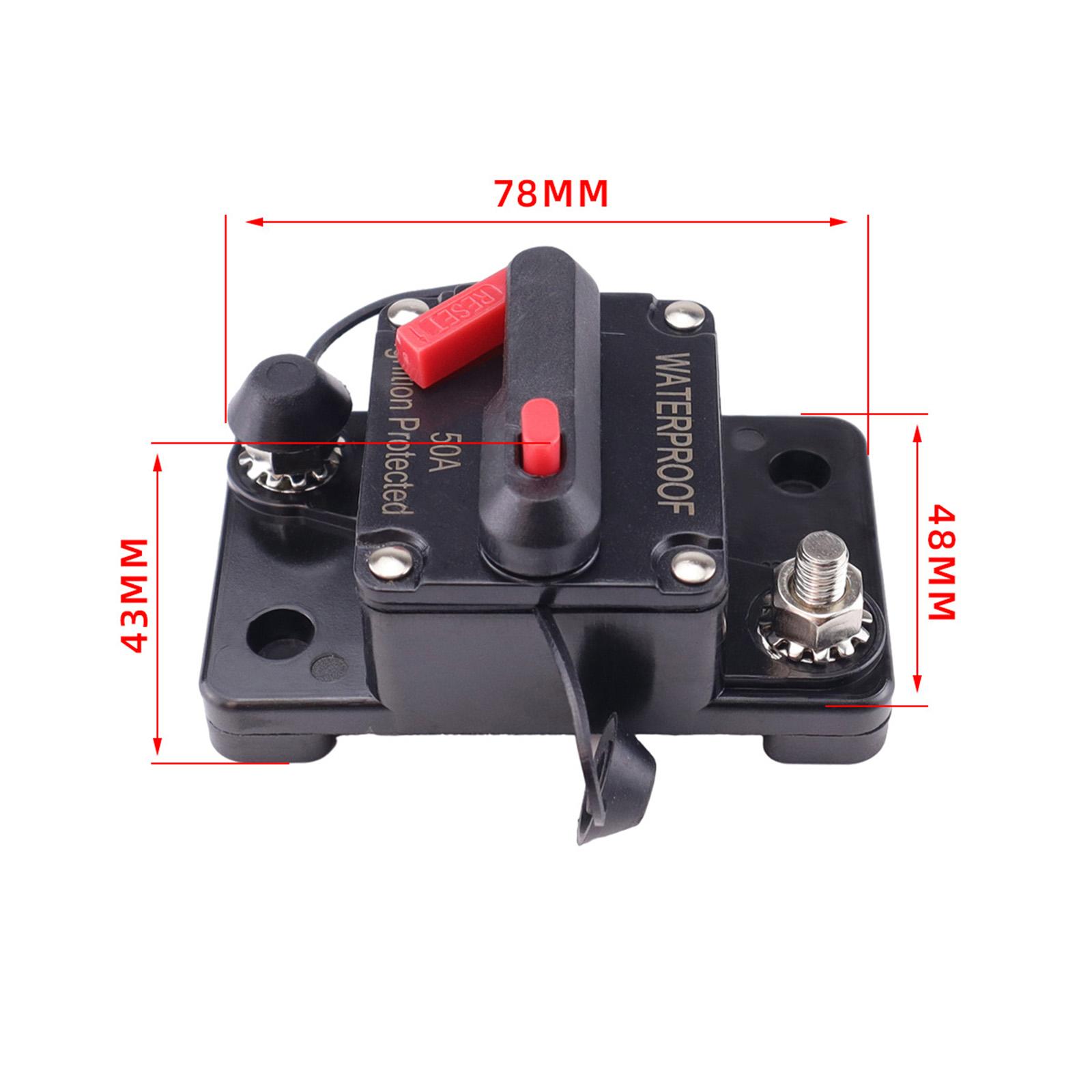 jiaping Marine Circuit Breaker Ignition protected Waterproof Manual Reset Waterproof for 80A
