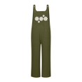 thumbnail image 4 of Laipiong Jumpsuits for Women 2026 Summer Casual Fashion Floral Print Suspender Sleeveless Overalls with Pockets Dressy Beach Vacation Outfits, 4 of 4