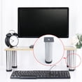 thumbnail image 3 of 7 Inch Furniture Legs Stainless Steel Feet Sofa Cabinet Shelves Leg Replacement Adjustable Height 5pcs, 3 of 7