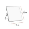 thumbnail image 2 of tredstone Erase White board Desktop Mini Easel Reversible For Office Home 25x35cm, 2 of 9