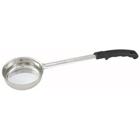 

6oz Solid Food Portioner One piece Black Stainless Steel