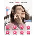 thumbnail image 4 of Auriculares inalámbricos KTGEE T08 Bluetooth 5.3 40 horas de reproducción rosa, 4 of 7