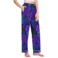 thumbnail image 2 of FORMRS Women's Pajama Pants with Pockets Soft Comfy Loungewear Sleep Bottom, Sizes S-2XL, Dark Mushrooms Pattern, 2 of 8