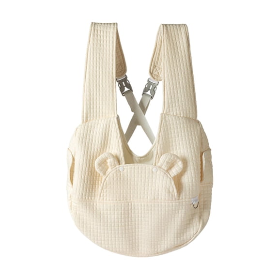 Fzaqwen Pet Carrier Bag Multipurpose Double Shoulder Bag Comfortable Lightweight Fashion White