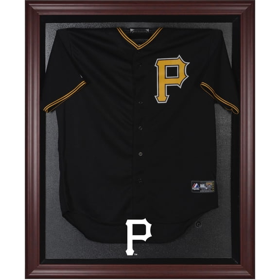 Pittsburgh Pirates (2014-Present) Mahogany Framed Logo Jersey Display Case