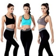 thumbnail image 4 of GLUAAE 3 Pack Women Racerback Sports Bras High Impact Workout Yoga Gym Activewear Fitness Bra - XL, 4 of 7