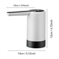 thumbnail image 3 of Electric Water Dispenser for 3-5 Gallon Bottled Water Portable Automatic Water Pump with Detachable Nozzle for Home and Office Use, 3 of 6
