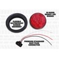 thumbnail image 7 of 4 Inches Round (6) Red 10 LED Stop Turn Tail Light Brake Flush Truck Trailer 3 Pairs, 7 of 7