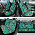 thumbnail image 2 of Jeiento Car Seat Cover Full Set with Steering Wheel Cover Seat Belt Strap Pads Armrest Pad Coasters Keychain Lipstick Holder 13 PCS Automobile Accessory Interior Decor, Camouflage Hunting Woodland, 2 of 9